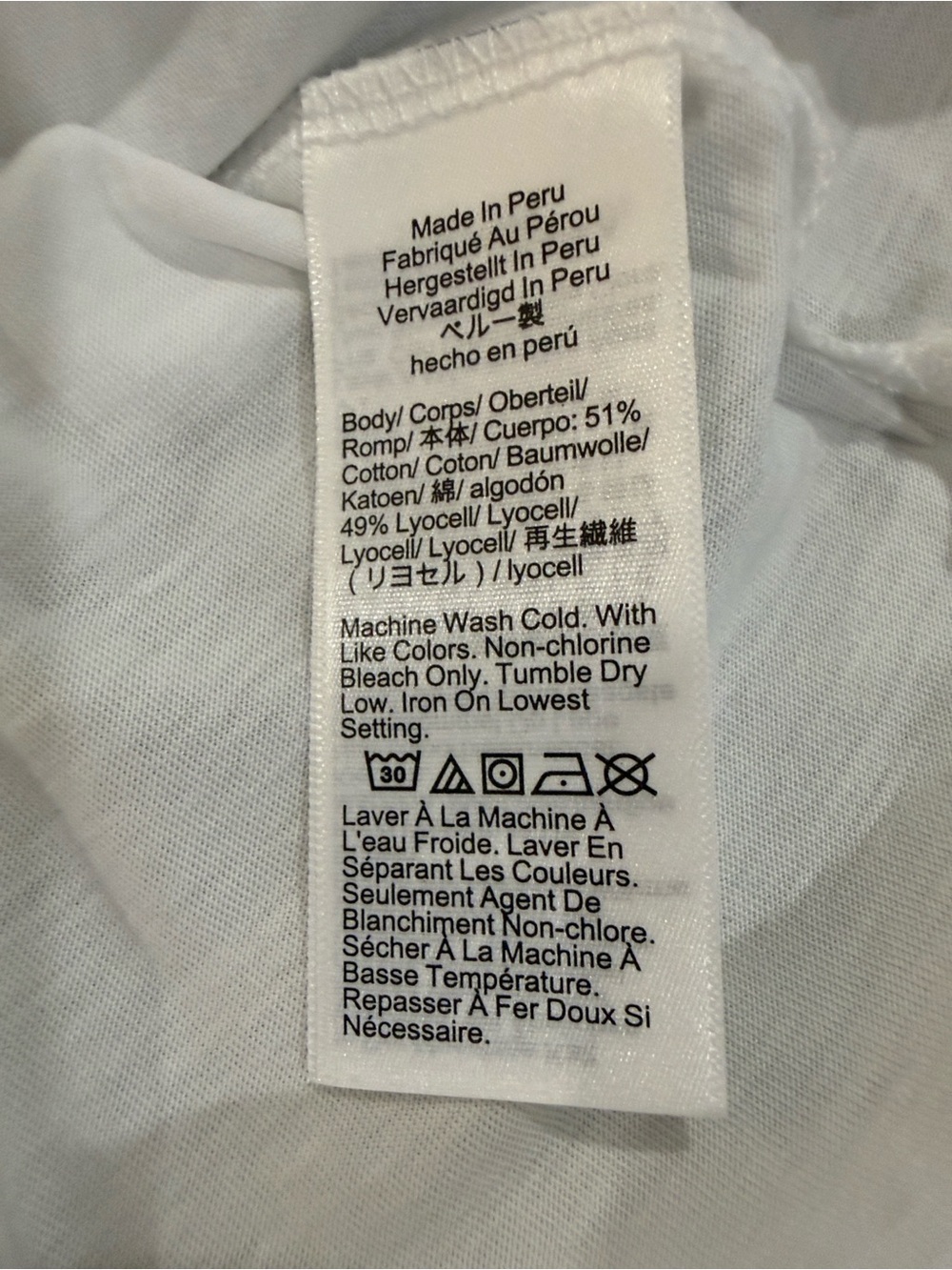 Women’s J. Crew Premium Jersey Long-Sleeve Crewneck Shirt in White - Picture 5 of 6